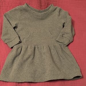 Hanna Andersson Gray Kids Sweatshirt Dress